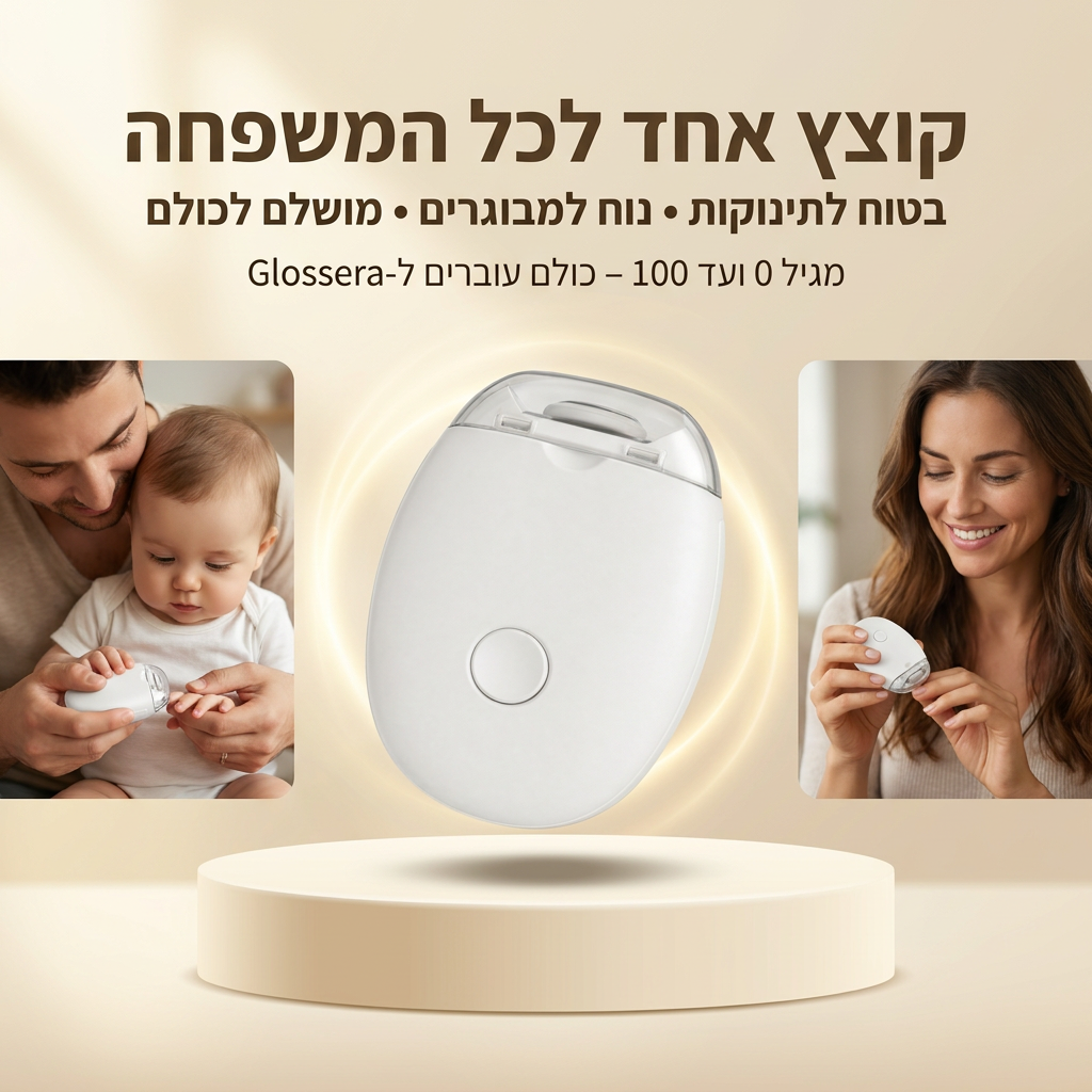 ™Glossera - קוצץ הציפורניים החכם